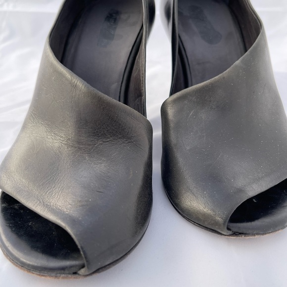 Marsèll Black Unique Leather Heels - Picture 7 of 8